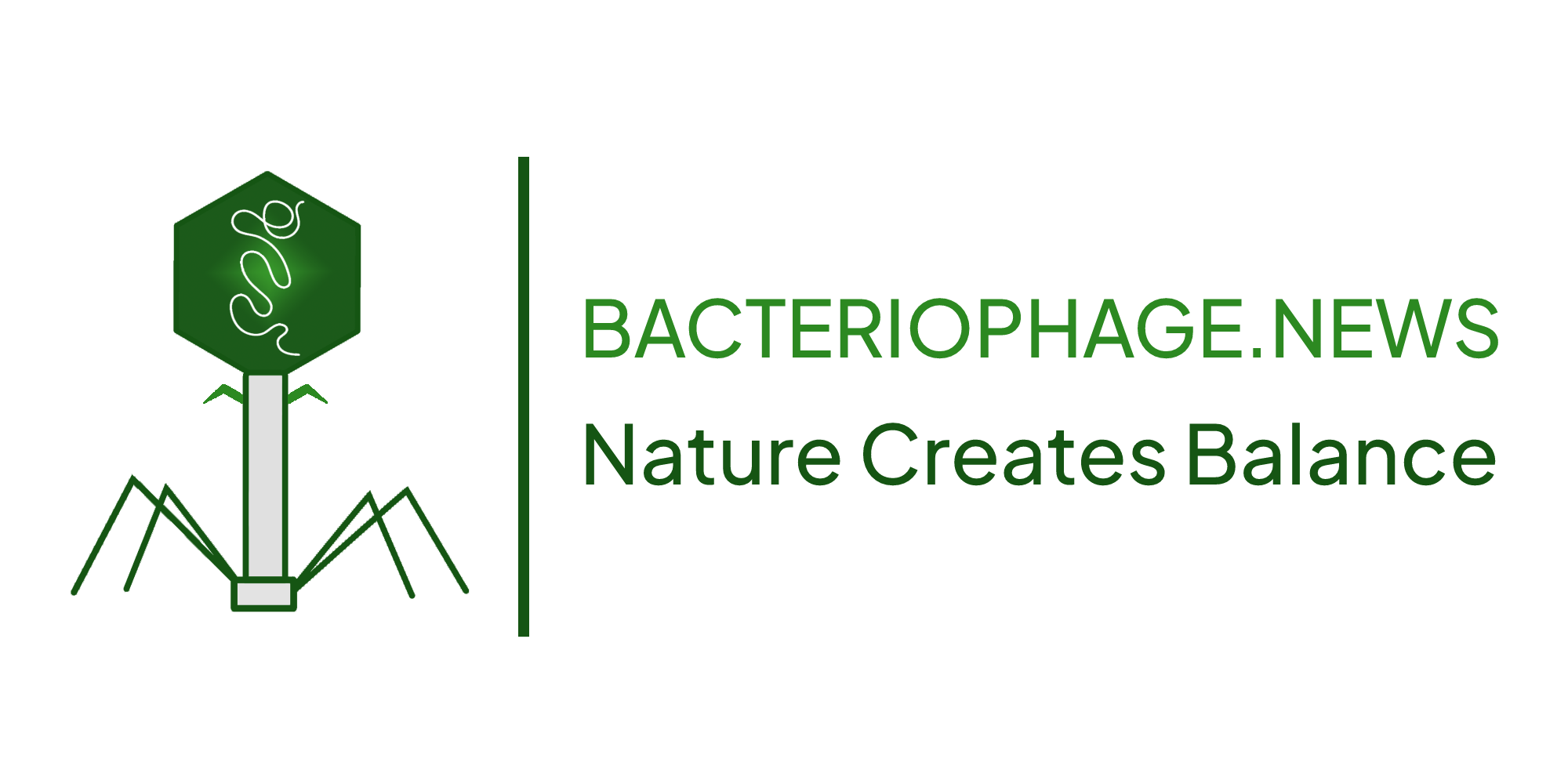 Bacteriophage news logo 2000x1000 dark