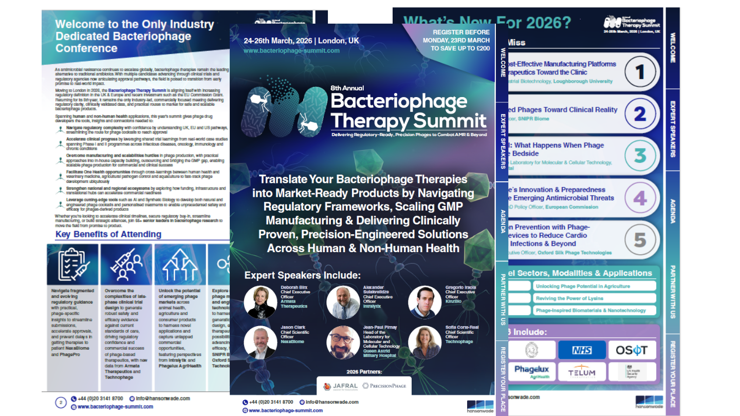 8th Bacteriophage Therapy Summit 2026 Event Guide